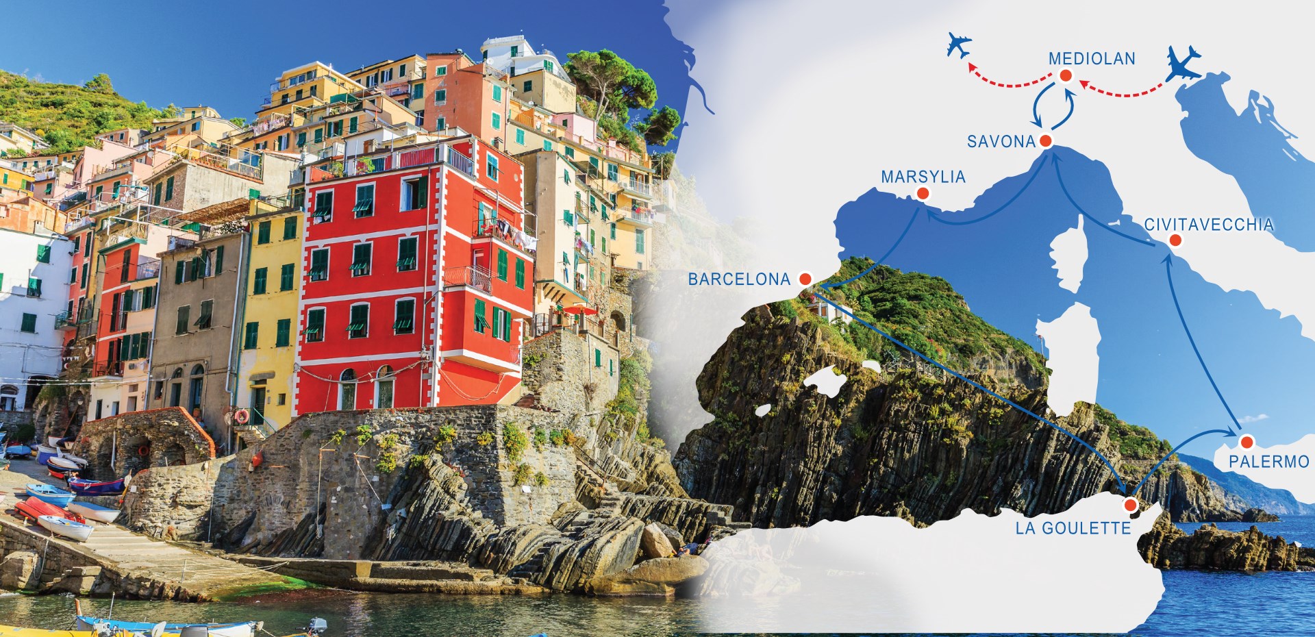 BALKON W CENIE OKNA! Rejs Kulturoznawcza Majówka 2026! Rejs Ciao Italia! Marhaba Tunis! z LOTEM ✈ I POLSKIM PILOTEM