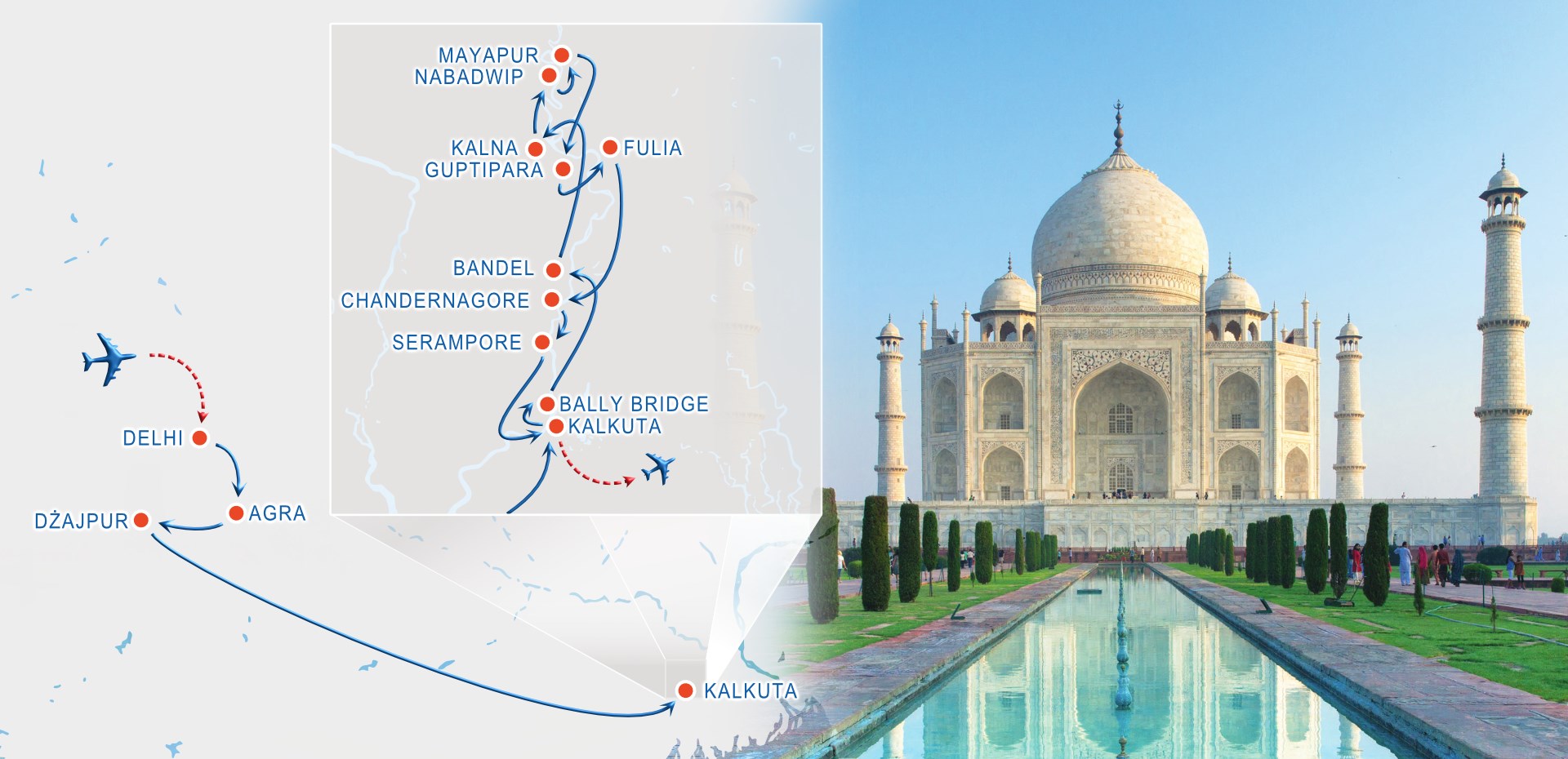 14 DNI INDIE - W KRAINIE MAHARADŻY W HOTELACH 5★ Z REJSEM PO GANGESIE NA STATKU 5★