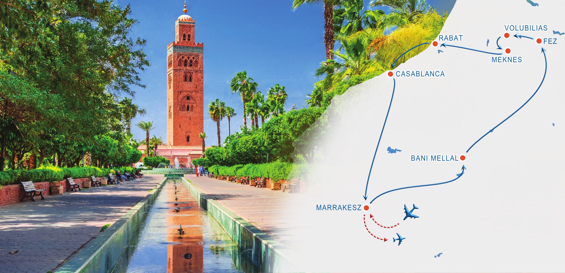 Maroko - Szlakiem miętowej herbaty z LOTEM BEZPOŚREDNIM LINIAMI LOT✈ I POLSKIM PILOTEM