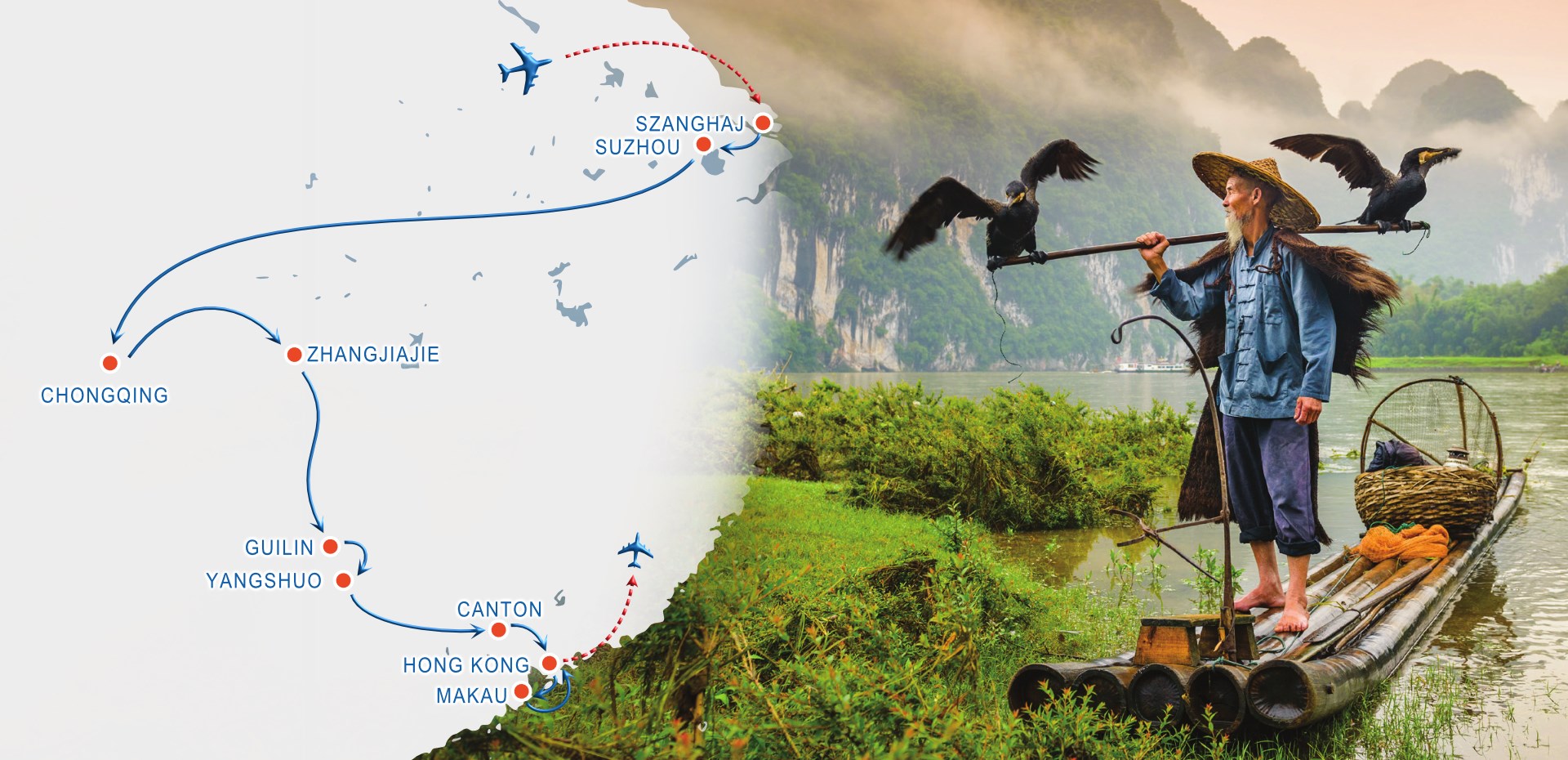 14 DNI CHINY POŁUDNIOWE OD GUILIN PO HONG KONG & MAKAU 5★ Z PILOTEM SPECJALISTĄ 