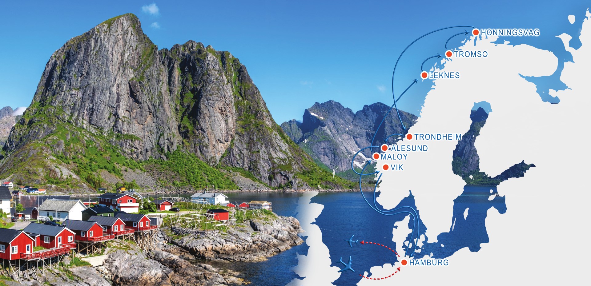 Rejs Lofoty, Fiordy & Przylądek Północny w jednym rejsie z LOTEM ✈ I POLSKIM PILOTEM